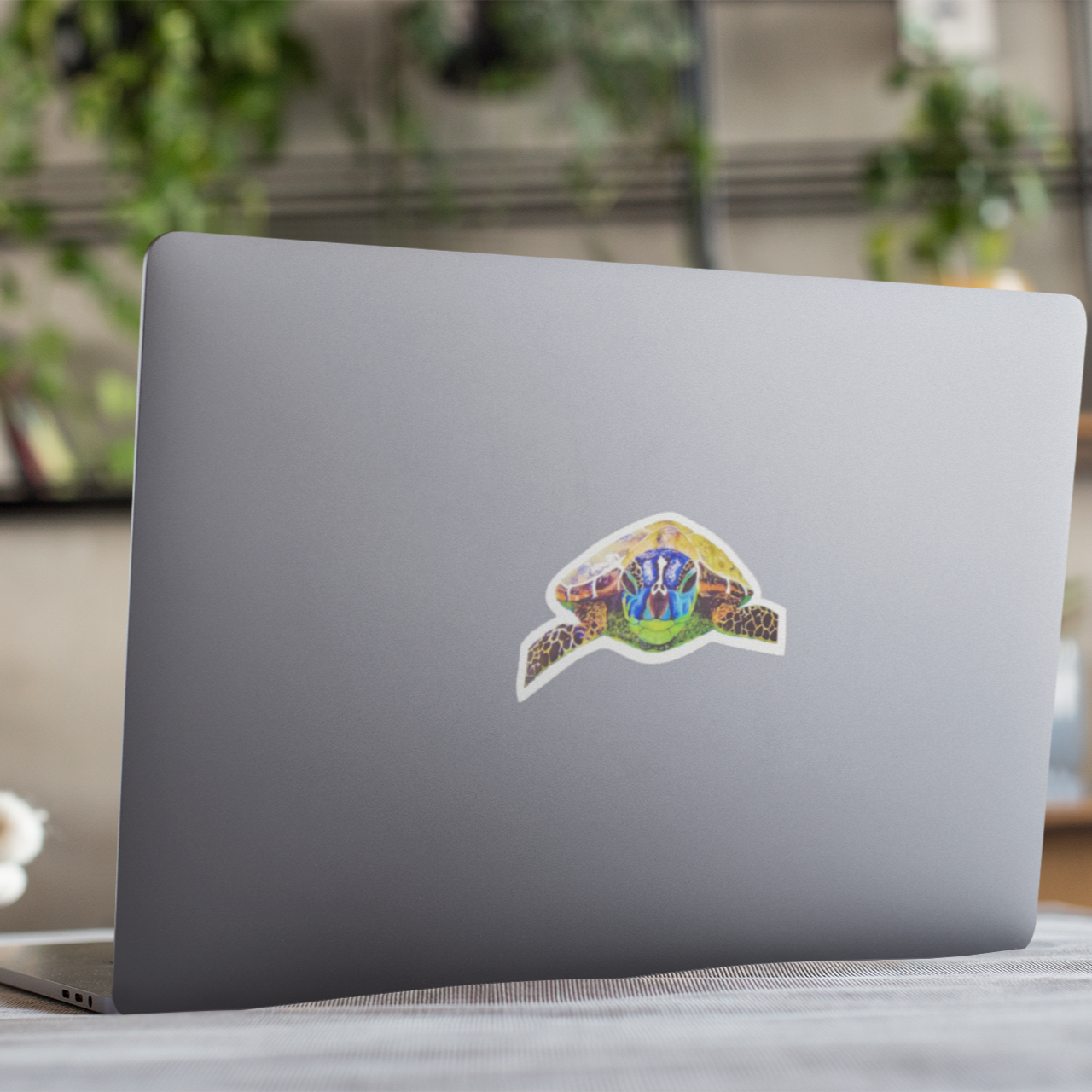 Vinyl Sticker/Decal - "Nosey Sea Turtle"