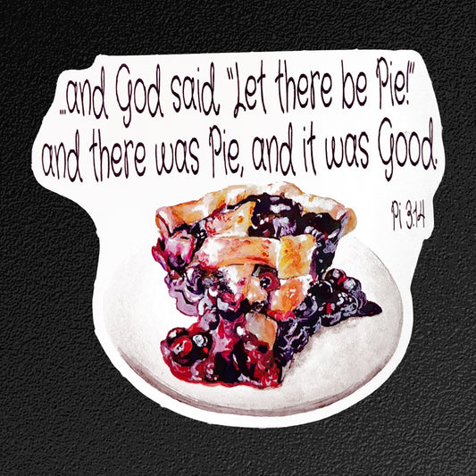 Vinyl Sticker/Decal - "Pi 3:14"