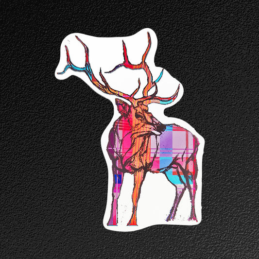 "Preppy Elk" Vinyl Sticker/Decal