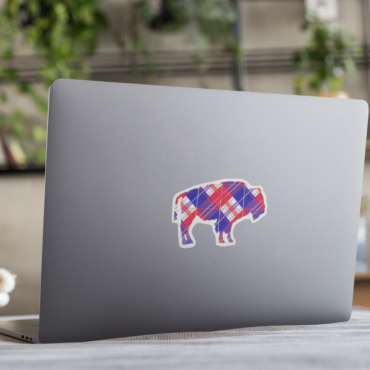 Vinyl Sticker/Decal - "Red, White, and Buffalo"