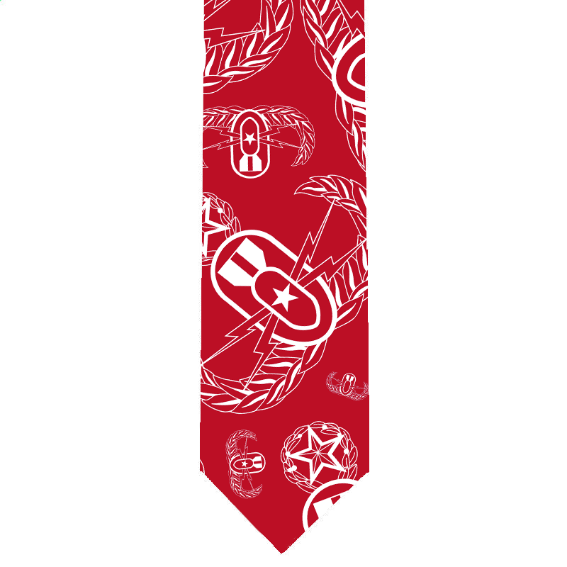 "EOD Power Red" Necktie