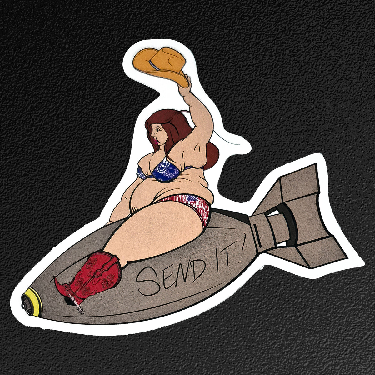 Vinyl Sticker/Decal - "Big Boomer Babe Bombshells" (SEND IT!)