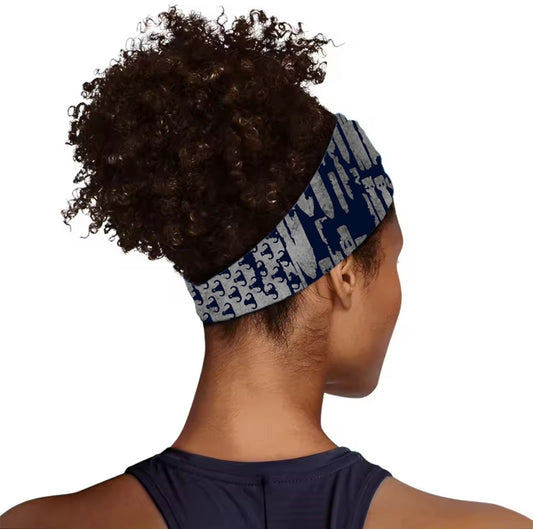 "EOD Bomb Flag" Headband (Grey and Navy)