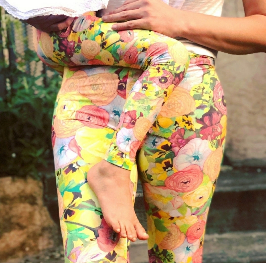 Spring Poppy Leggings