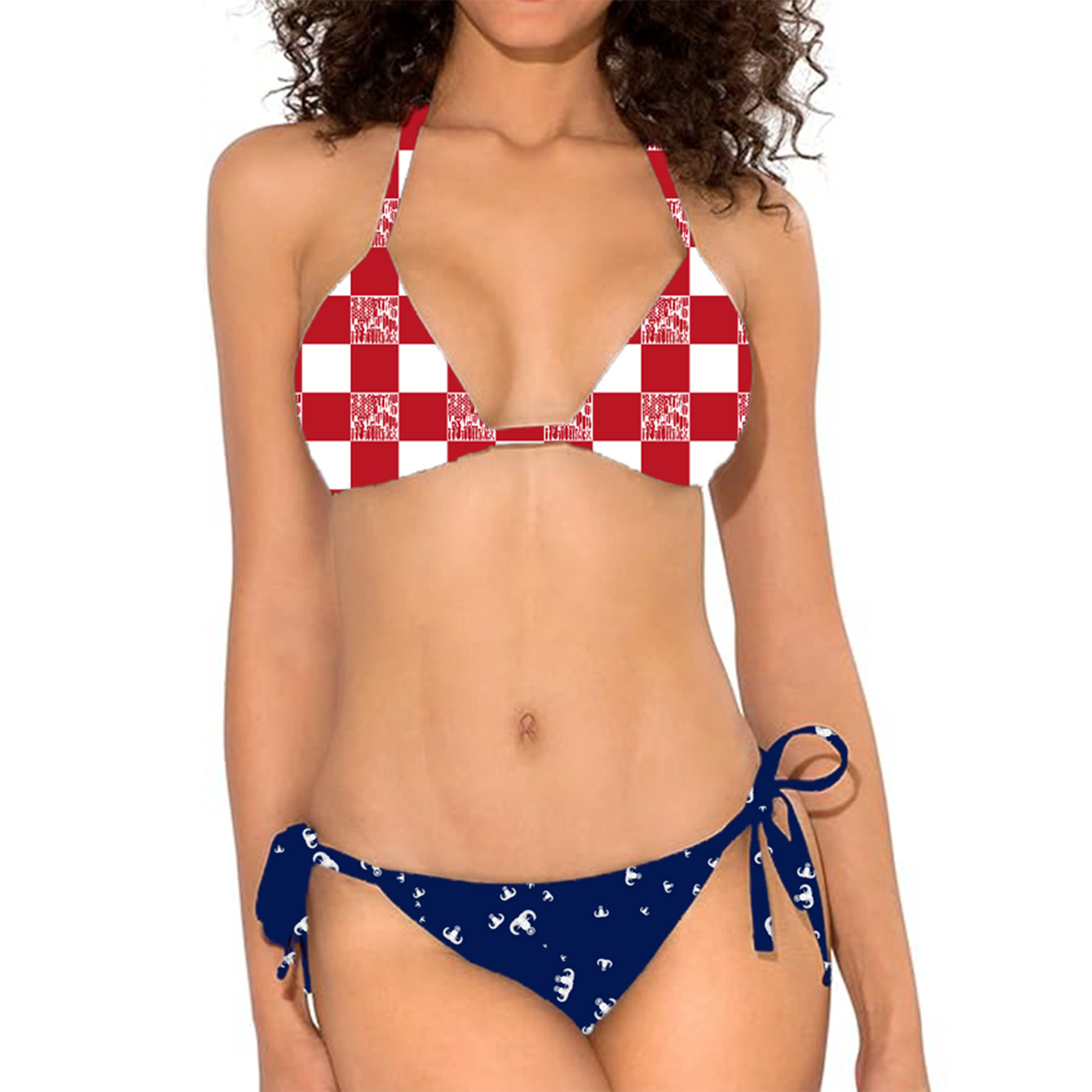 Women's String Bikini Style 1 - "EOD Picnic"