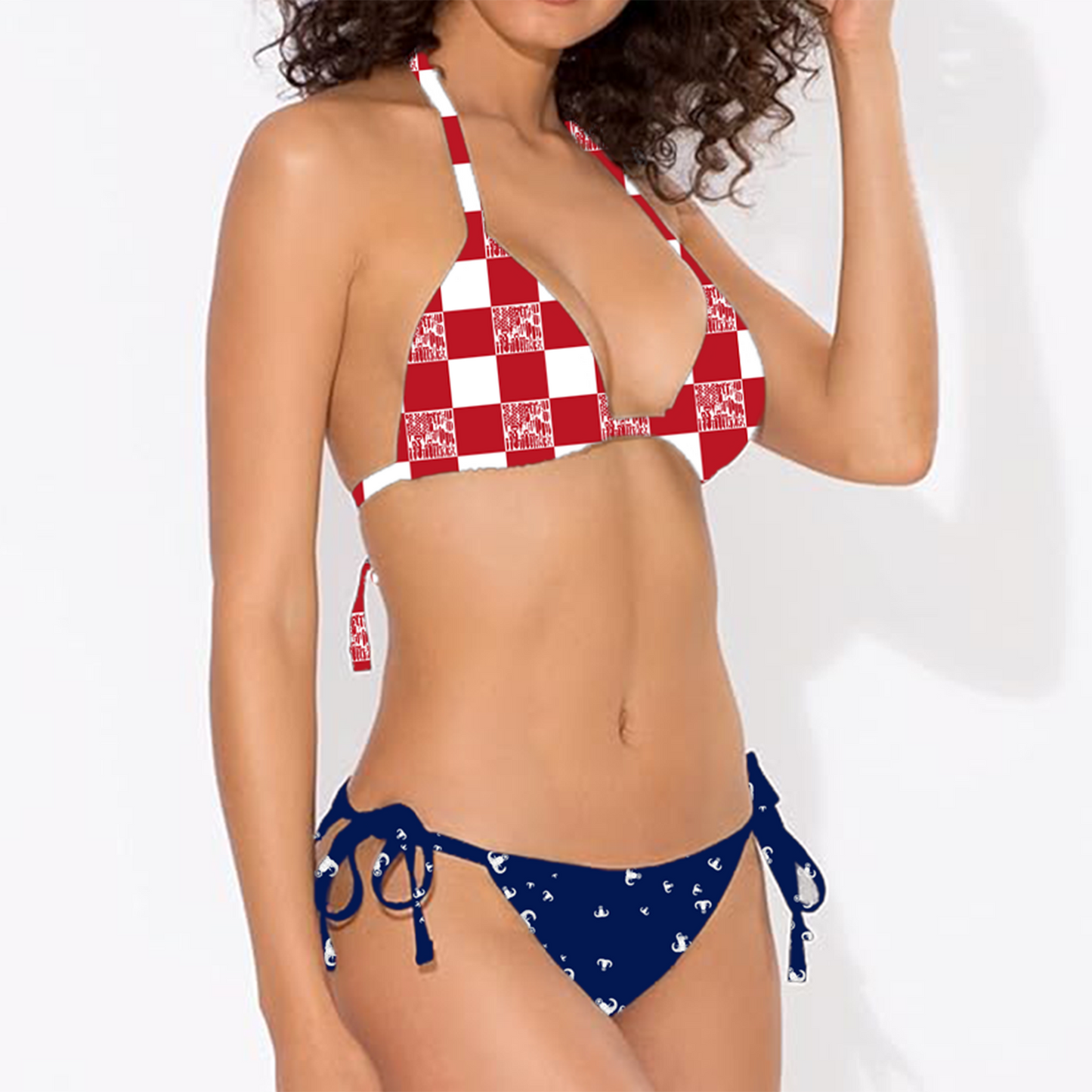Women's String Bikini Style 1 - "EOD Picnic"