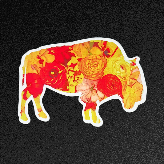 "Sunset Poppy" Vinyl Sticker/Decal