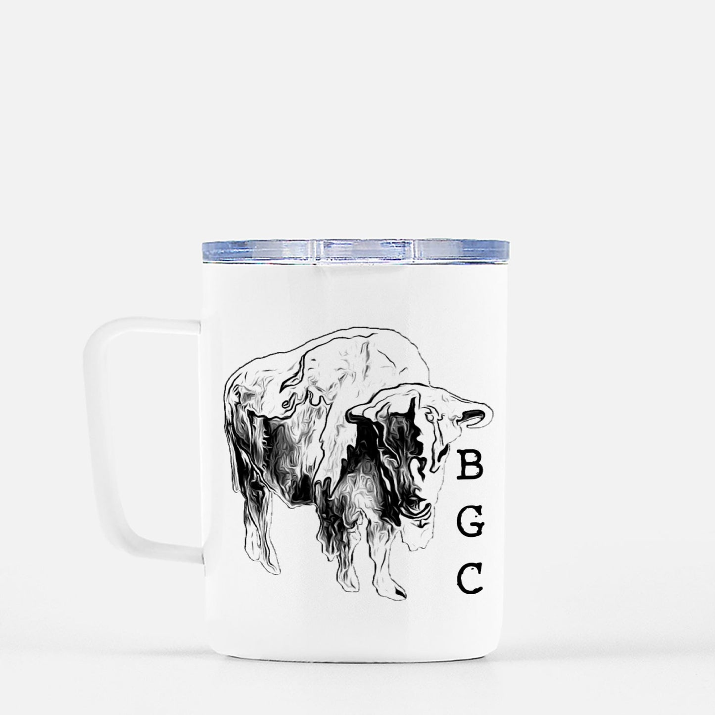 Travel Mug - "Melting Bison"