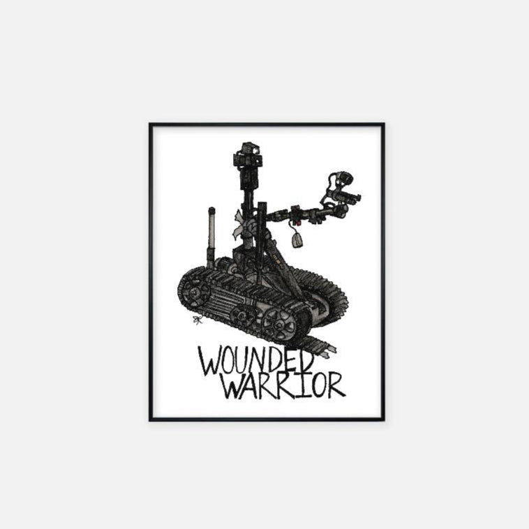 Print (11" x 14") - "Wounded Warrior"