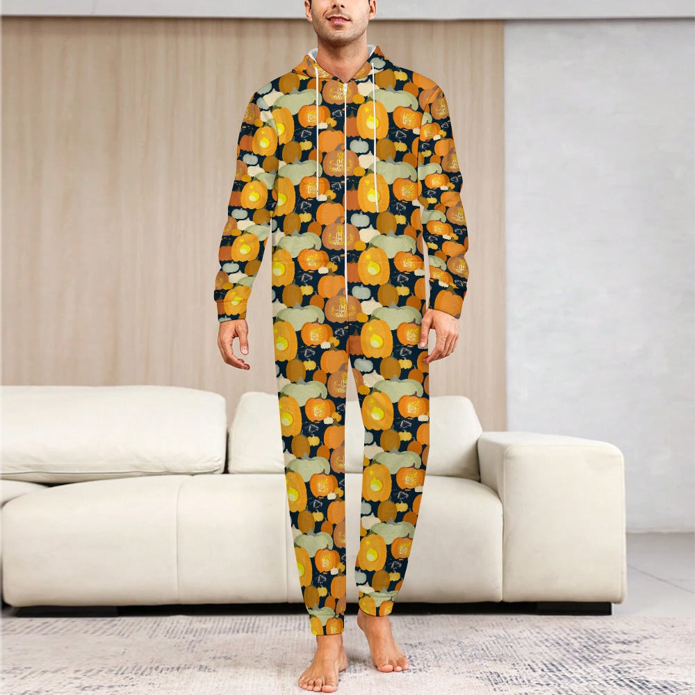Adult Plush Onesie - E-O-Mother Pumpkin-D