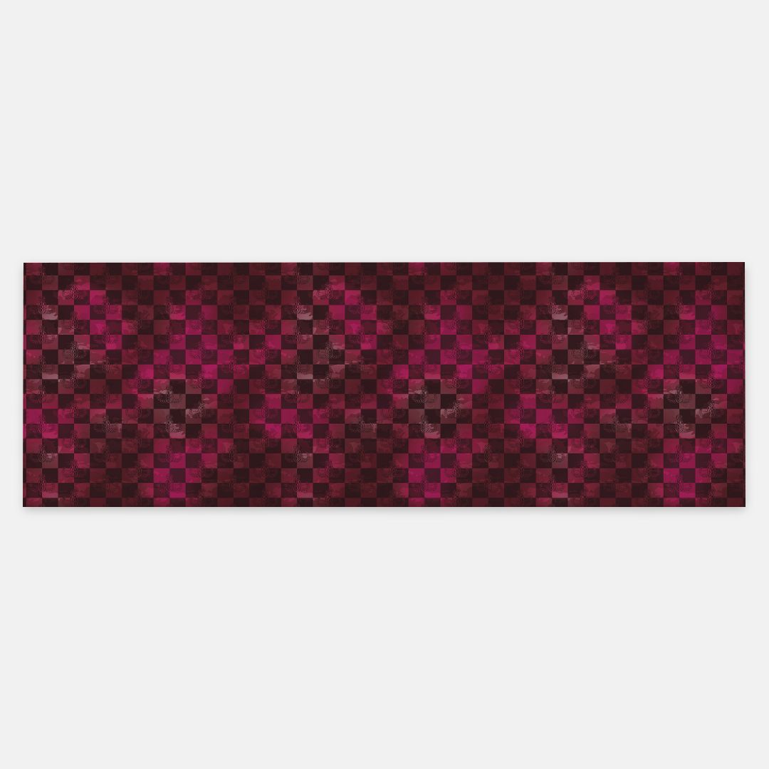 Pashmina Scarf - "EOD Buffoulage Checkered Flag" (Maroon)