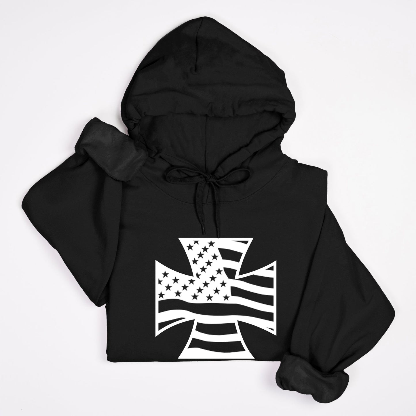Hoodie - "American Iron Cross"