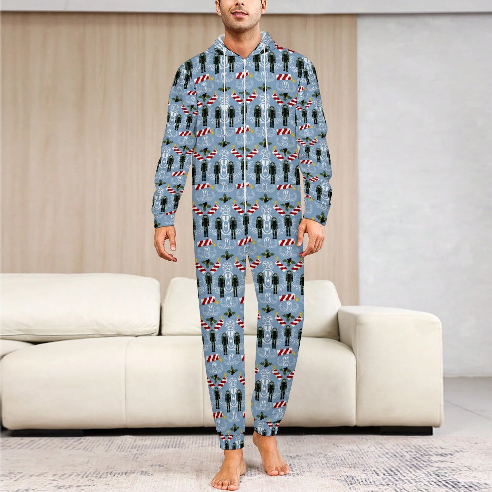Adult Plush Onesie - "Ugly EOD Christmas Sweater"