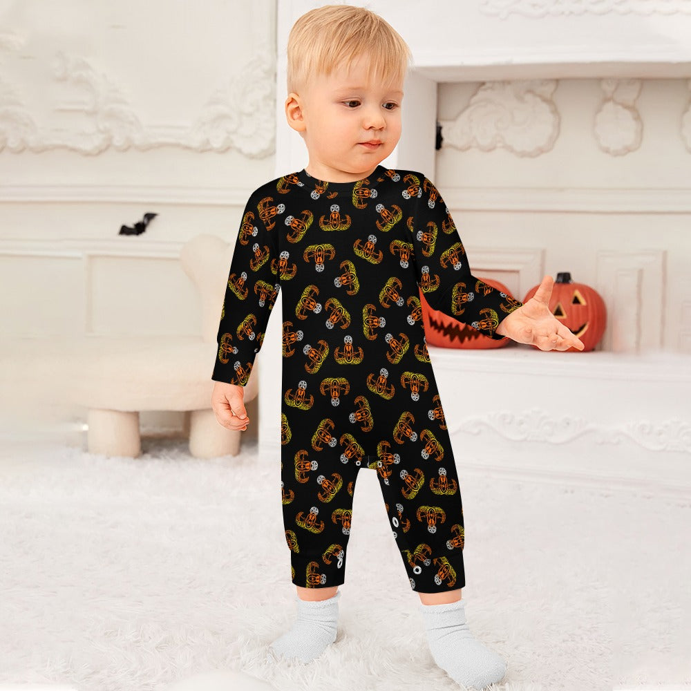 Baby Romper - "EOD Candy Corn"