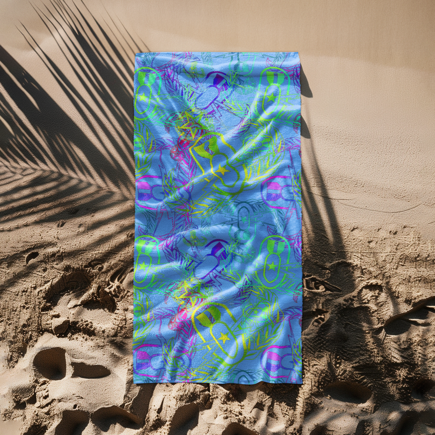 Beach Towel - "It's 5 o'clock Somewhere" Pastels