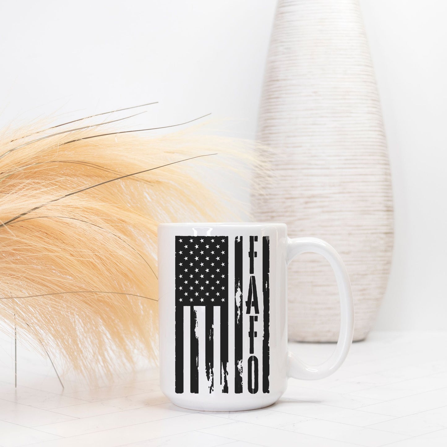 Mug - "FAFO American Flag" (Vertical)