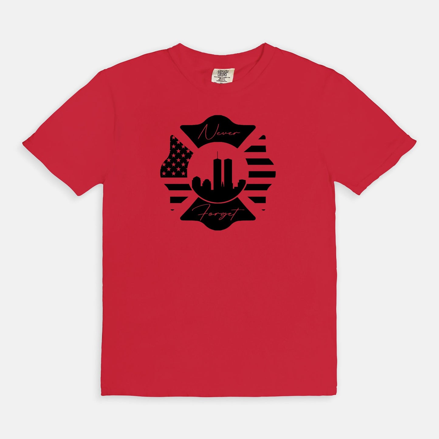 Comfort T-shirt - "Never Forget" (Black)