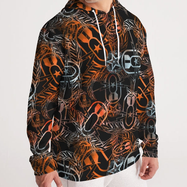 Hoodie - "It's 5 o'clock Somewhere" (Orange on Black)