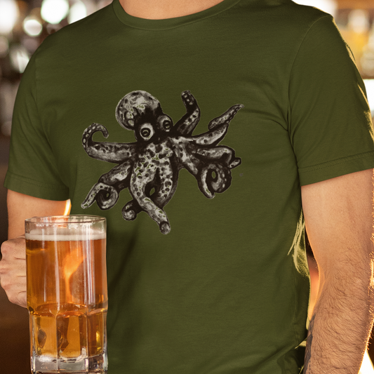Soft T-shirt - "O is for Octopus"