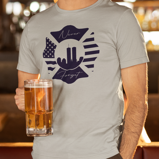 Soft T-shirt - "Never Forget" (Navy)