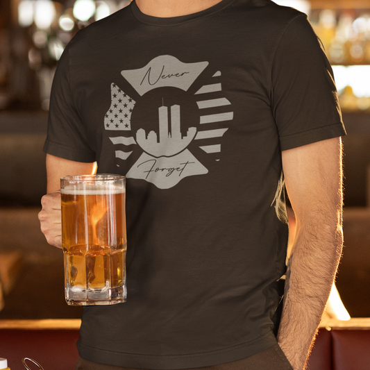 Soft T-shirt - "Never Forget" (Grey)