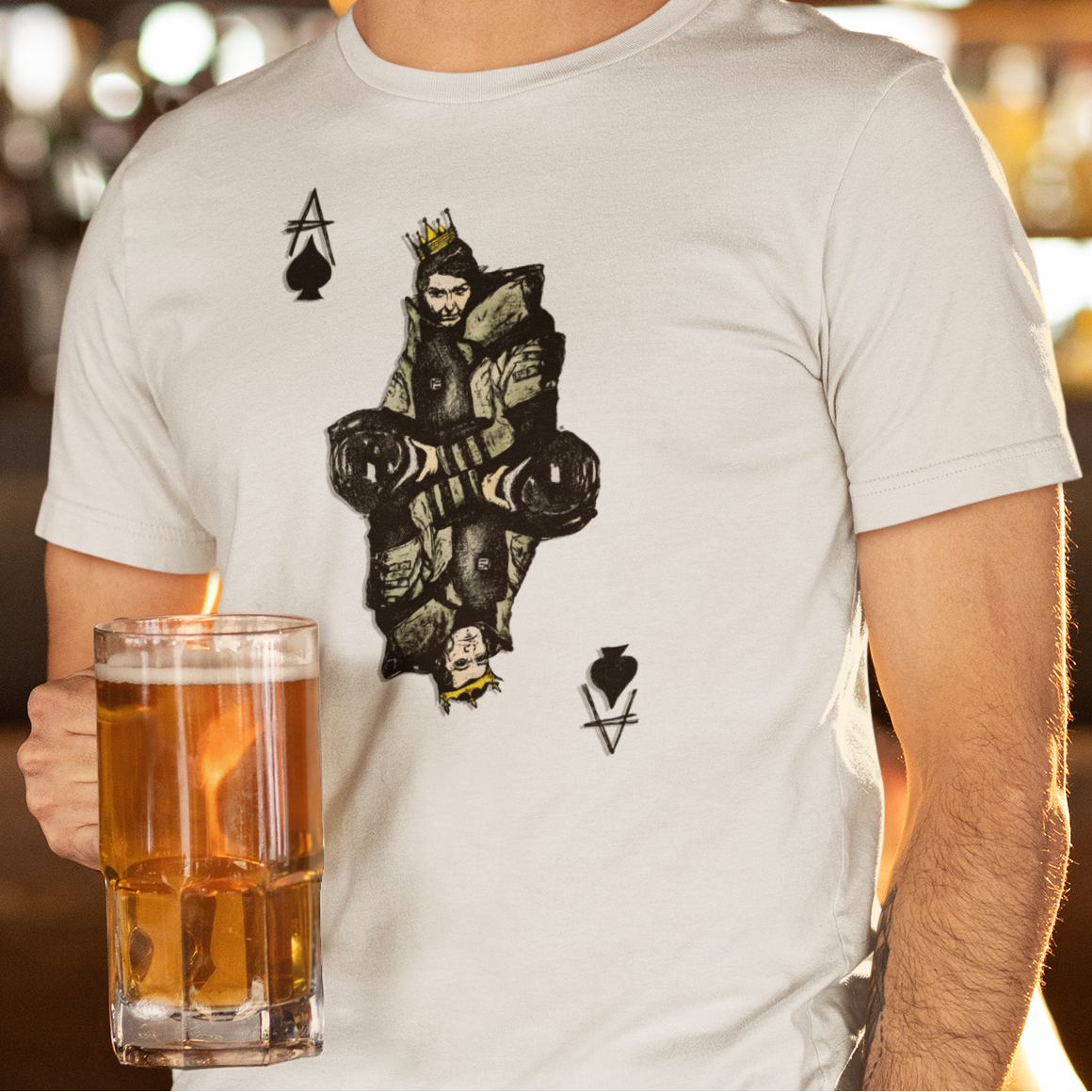 Soft T-shirt - "Ace in the Hole!!!" (Queen)