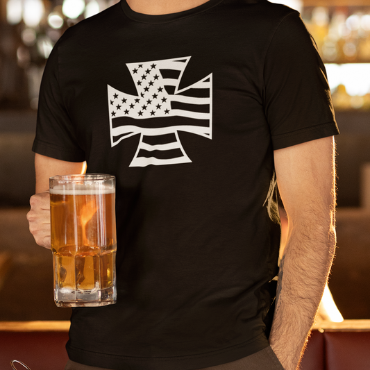 Soft T-shirt - "American Iron Cross"