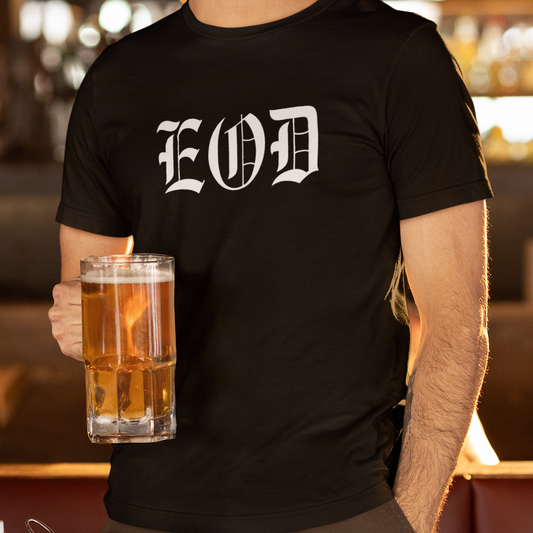 Soft T-shirt - "Old English EOD"