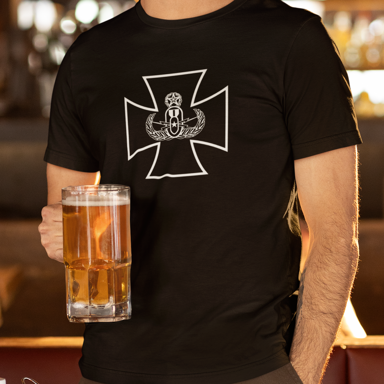 Soft T-shirt - "EODMC Iron Cross"