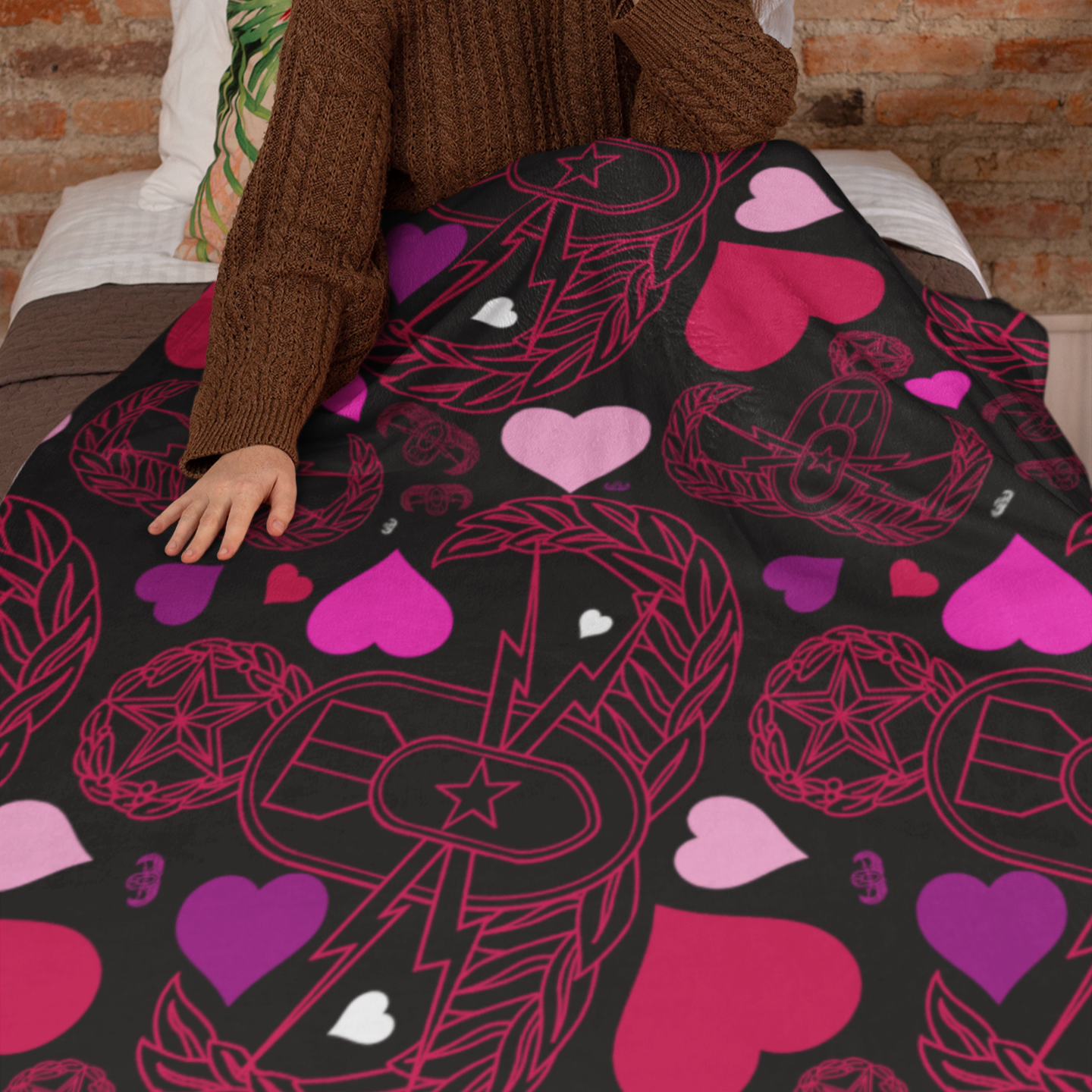 Pre-Order "EOD Valentine" Plush Throw Blanket