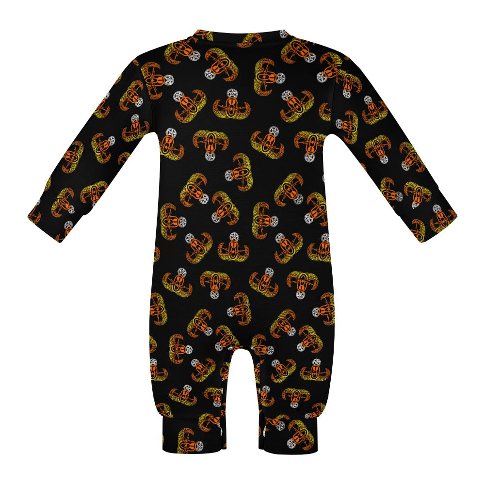 Baby Romper - "EOD Candy Corn"