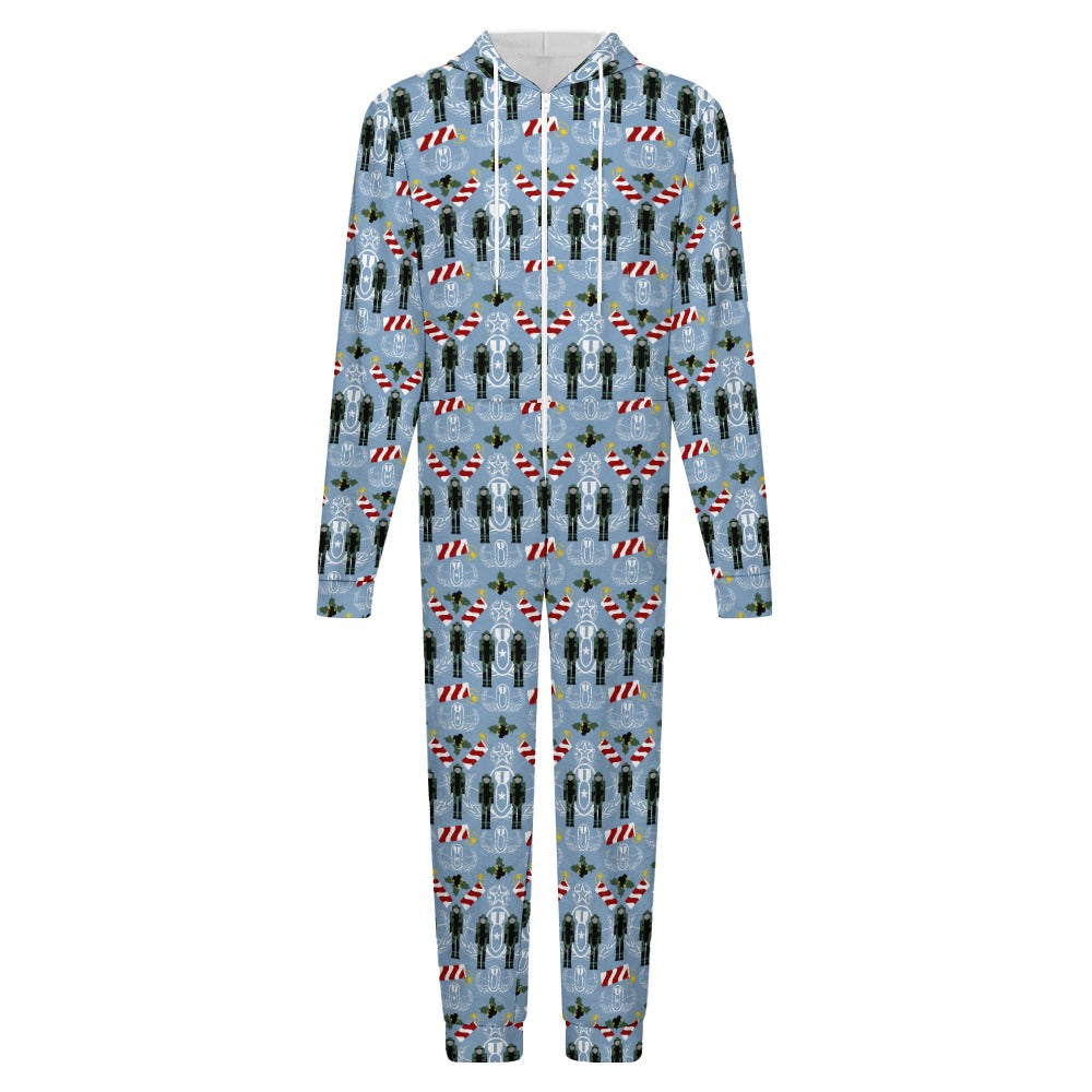 Adult Plush Onesie - "Ugly EOD Christmas Sweater"