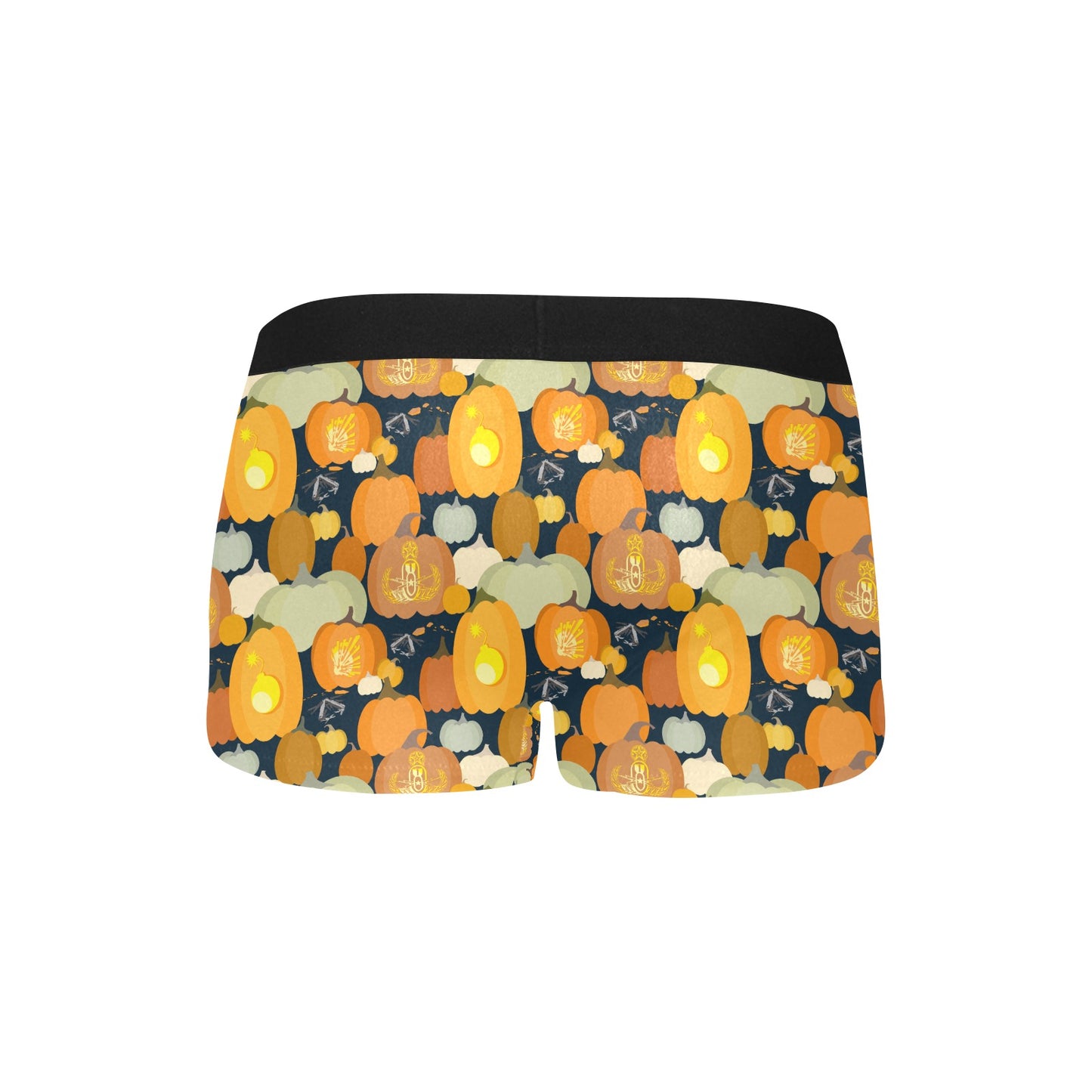 Men's Boxer Briefs with Fly - "E-O-Mother Pumpkin-D"