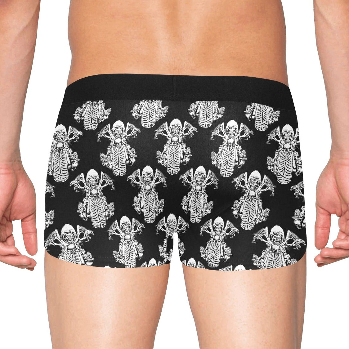Men's Boxer Briefs with Fly - "Bomb Suit Biker"