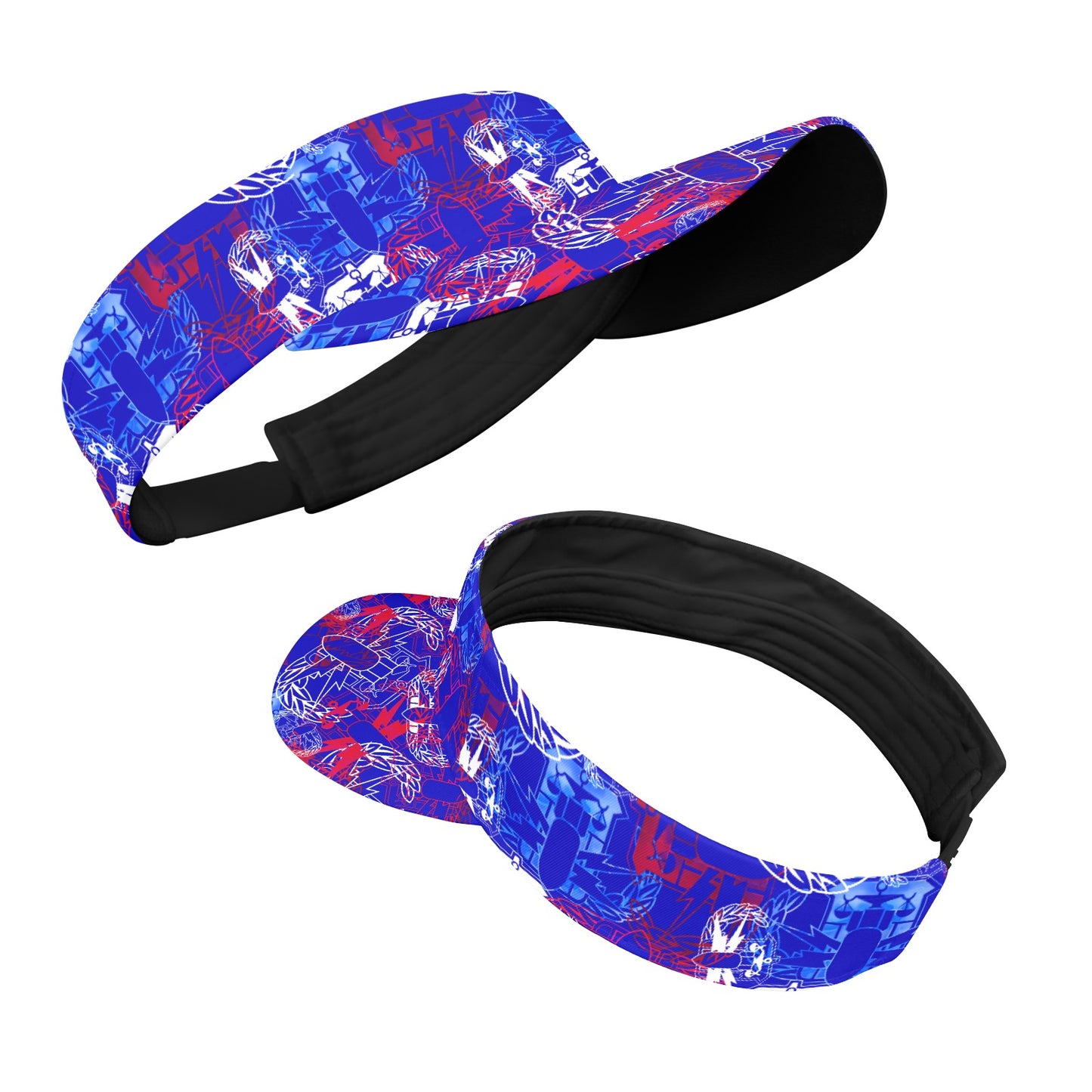 Sports Visor - "It's 5 o'clock Somewhere" (HDS RWB)