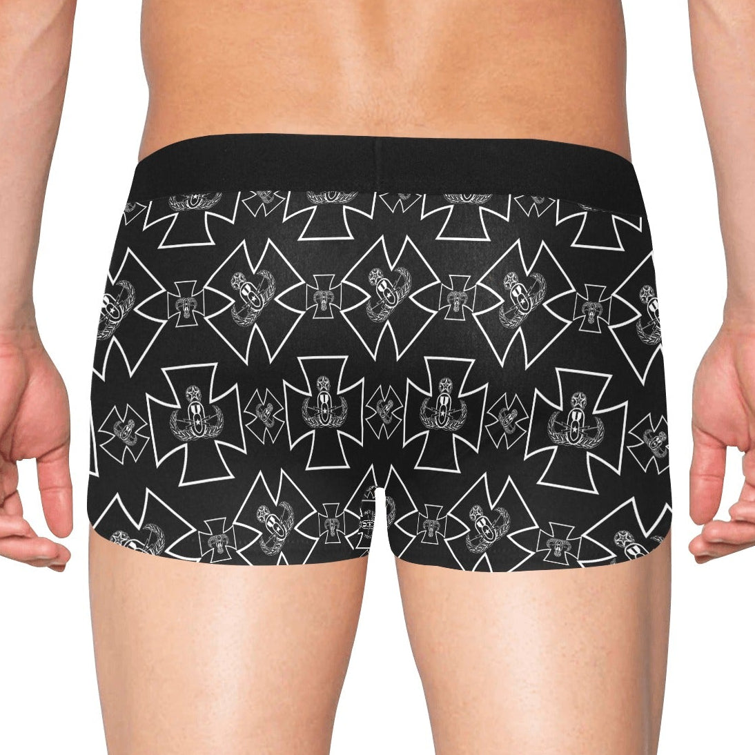 Men's Boxer Briefs with Fly - "EODMC Iron Cross Logo"