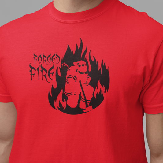 Comfort T-shirt - "Forged in Fire"