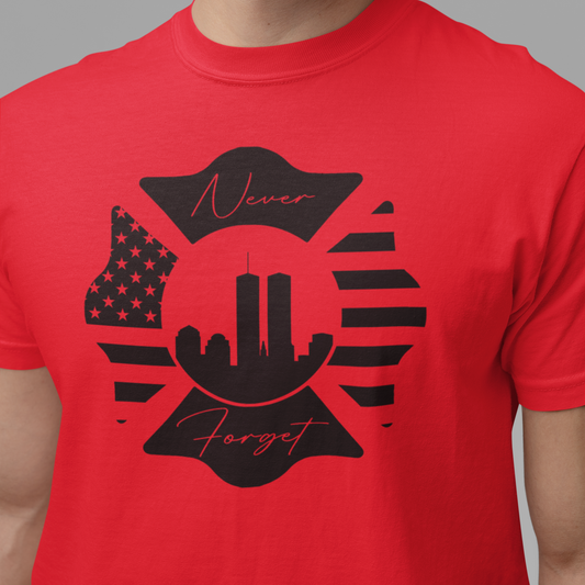 Comfort T-shirt - "Never Forget" (Black)