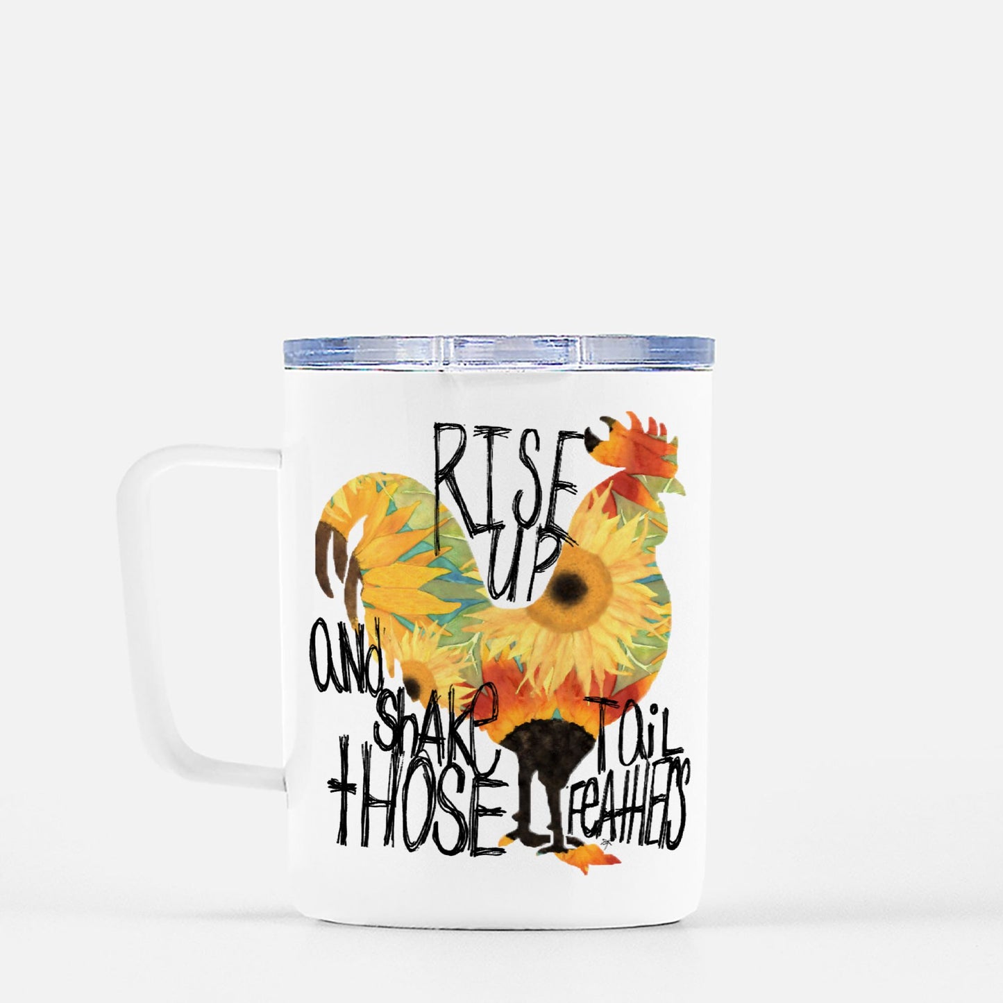 Travel Mug - "Rise & Shake"