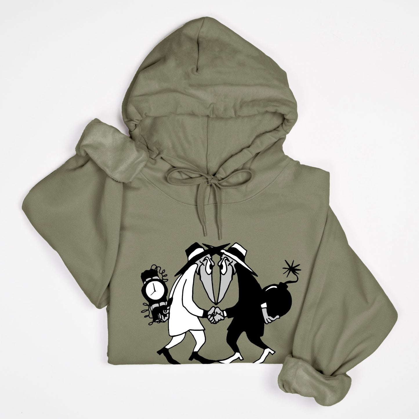 Hoodie - "Secret Agents" (Olive)