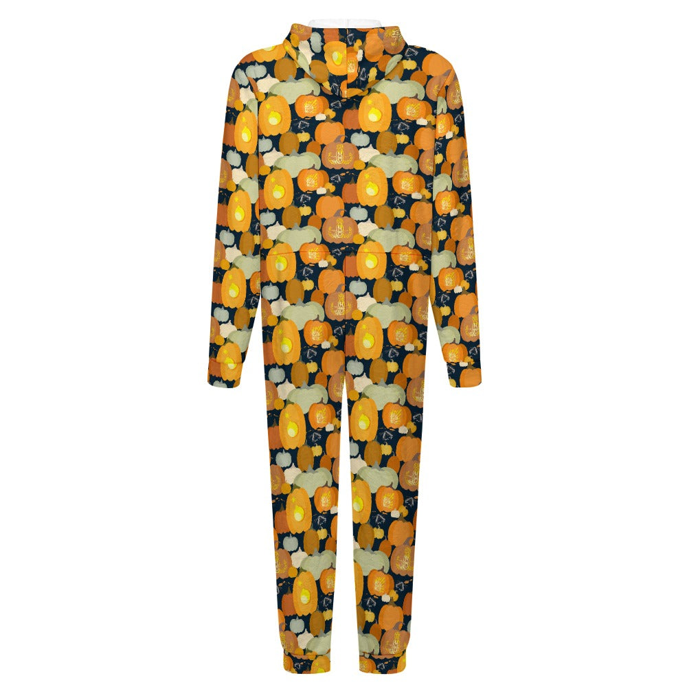 Adult Plush Onesie - E-O-Mother Pumpkin-D