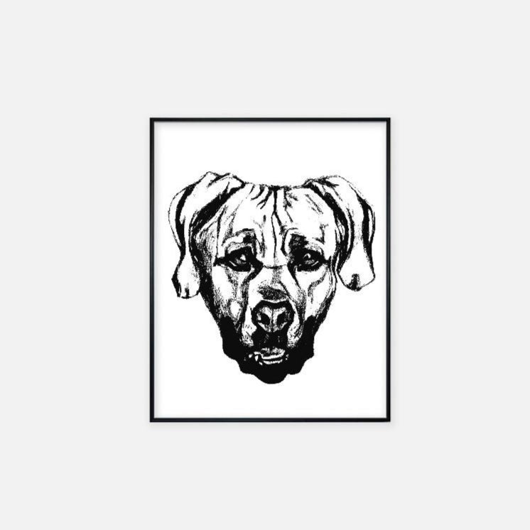 Print (11" x 14") - "Mastiff"