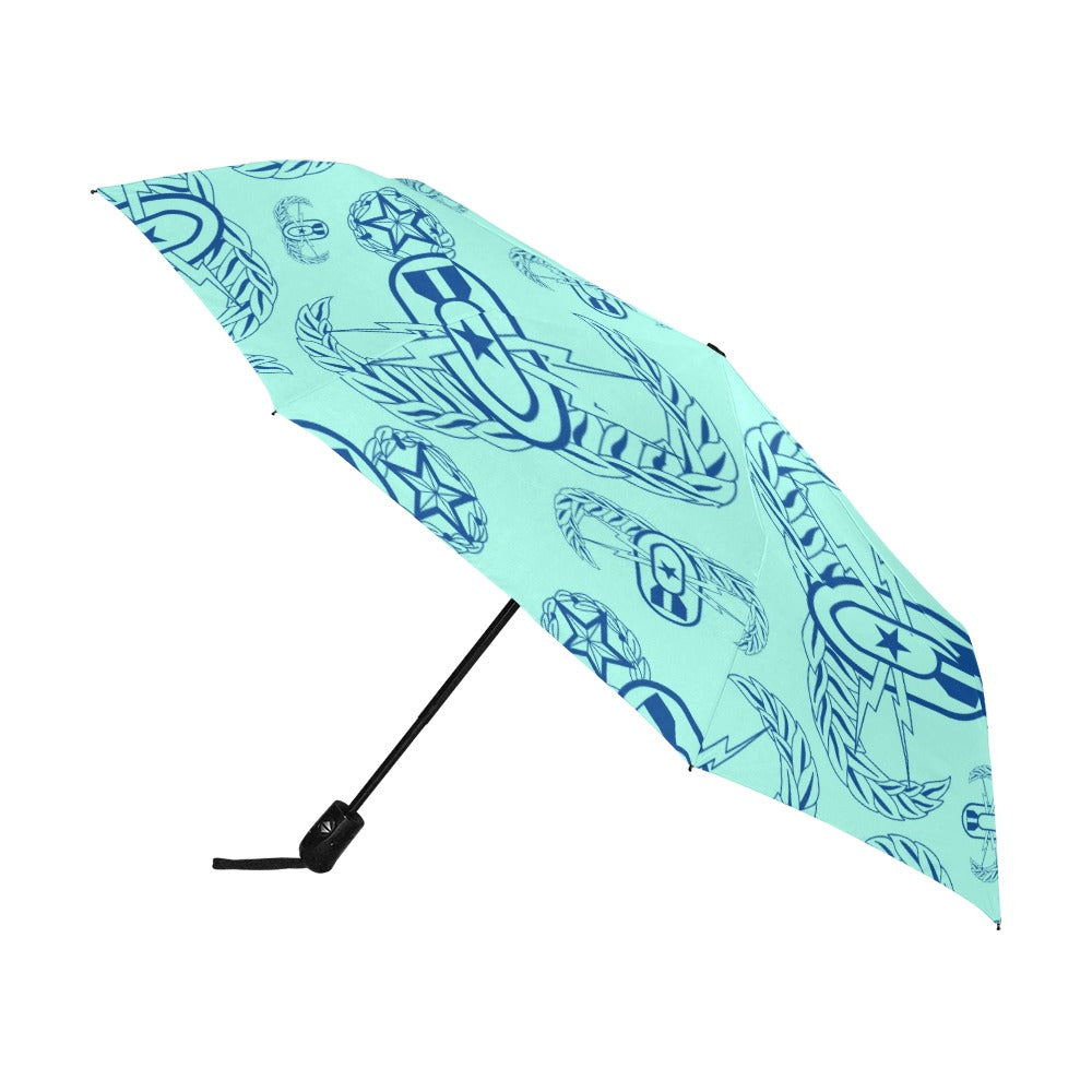 Umbrella - "EOD Badges X 3" (Blue on Mint)