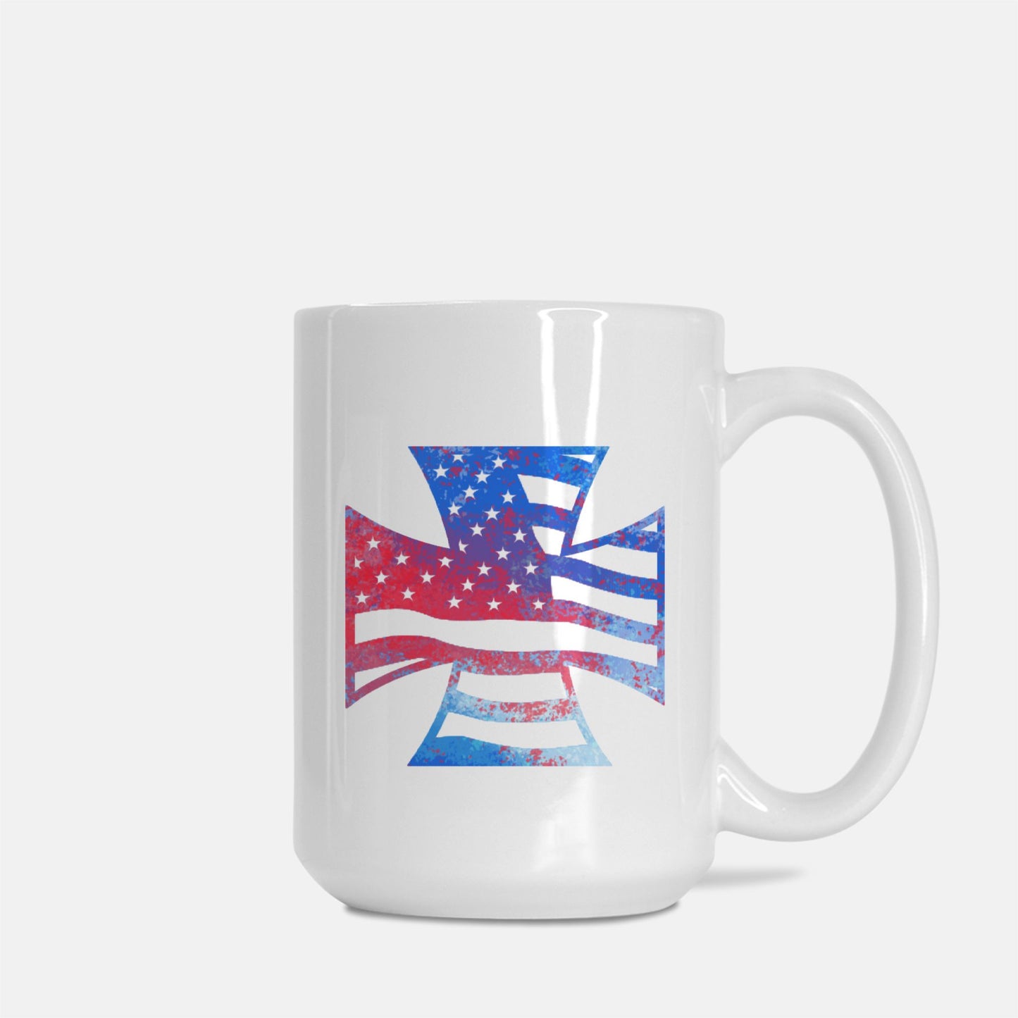 Mug - "American Iron Cross Graffiti" (RWB)