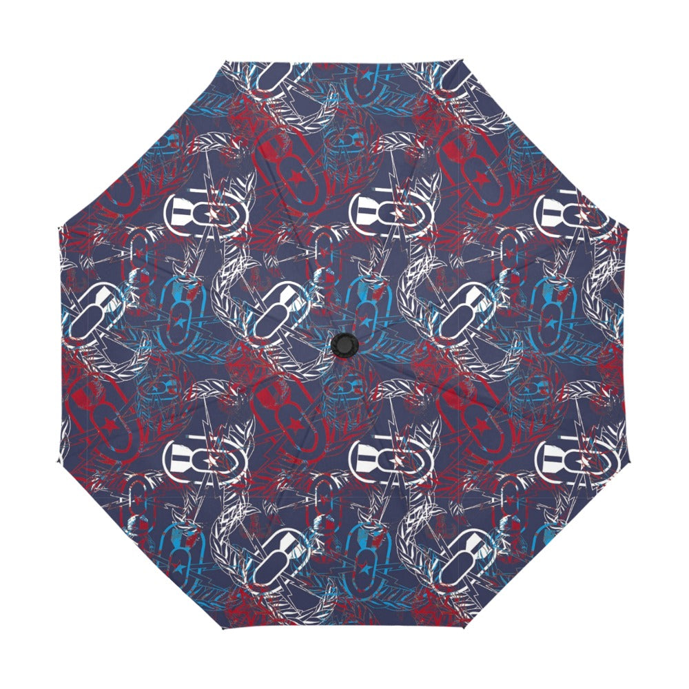 Umbrella - "It's 5 o'clock Somewhere" (Red, White, & Blues)