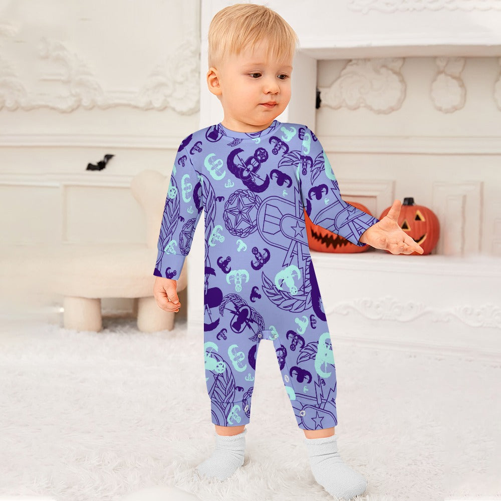 Baby Romper - "EOD Party" (Purple)
