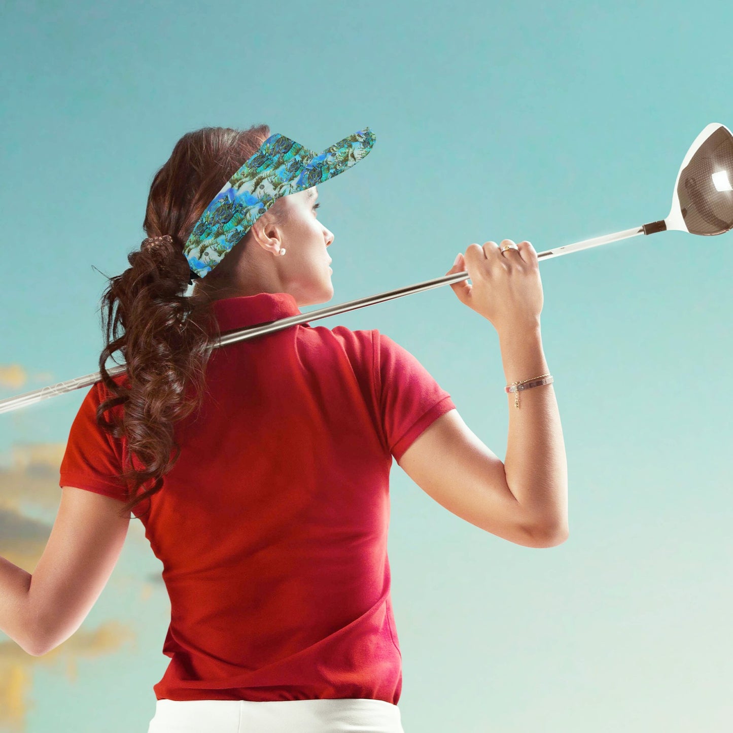 Sports Visor - "Crab Island Treausre"
