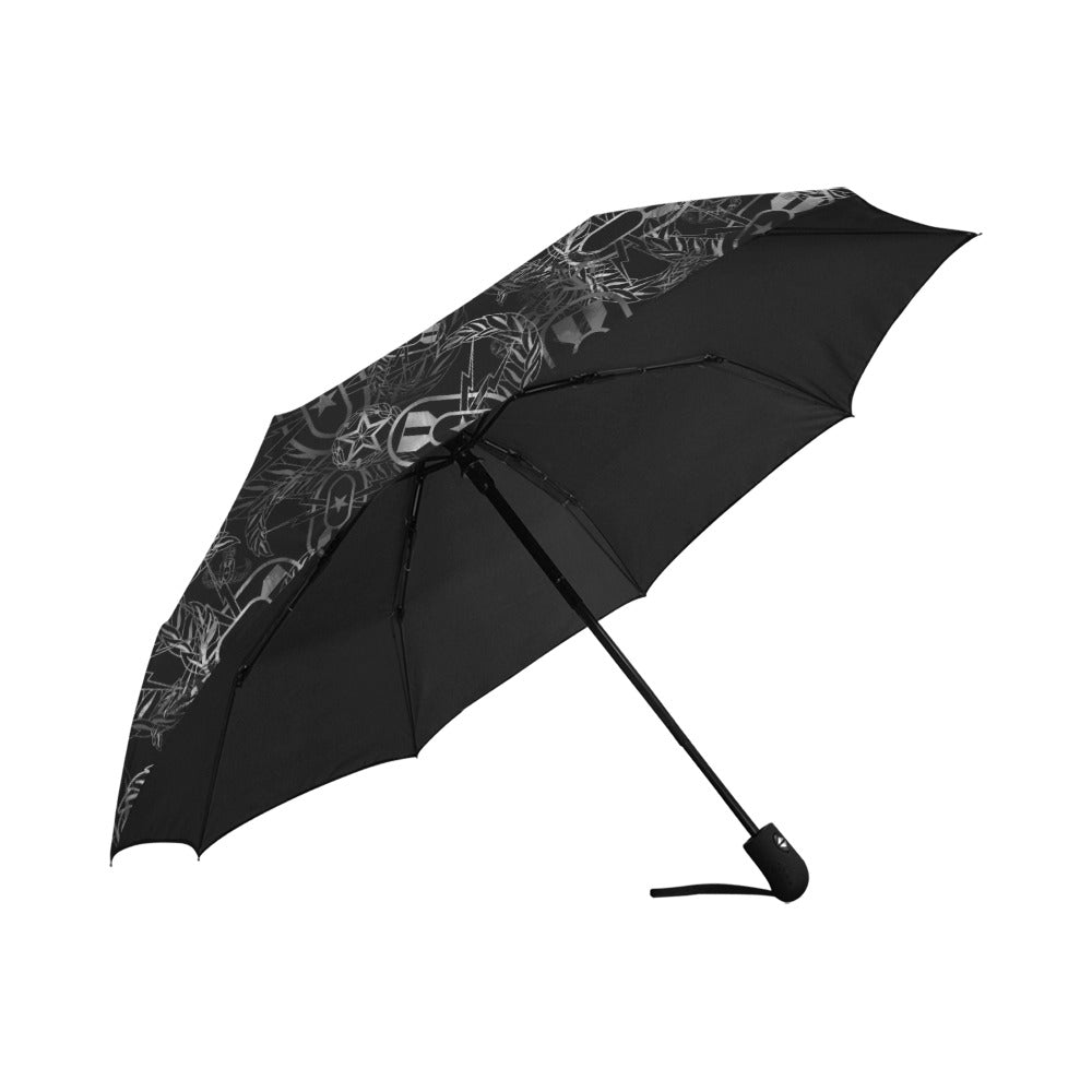 Umbrella - "It's 5 o'clock Somewhere" (Grey on Black)
