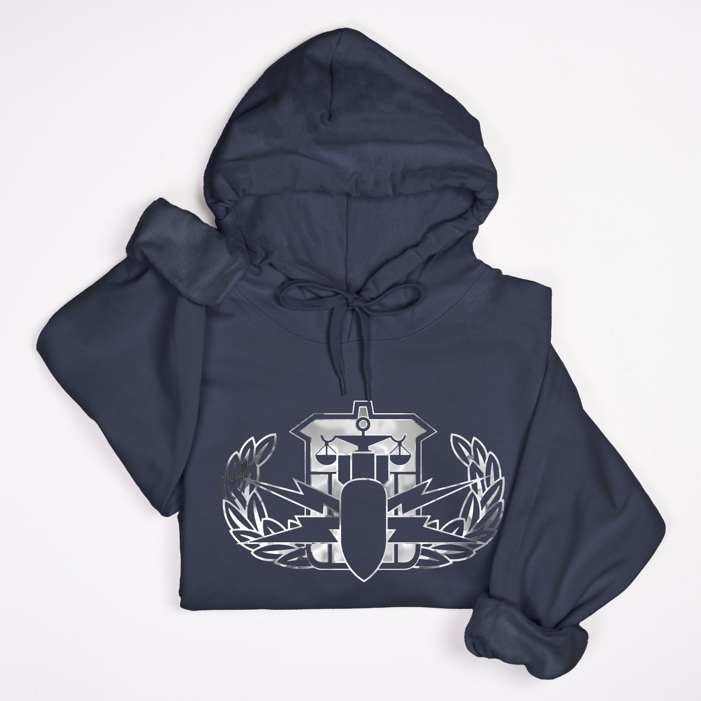 Hoodie - "It's 5 o'clock Somewhere" (HDS Badge: BW) (Navy)