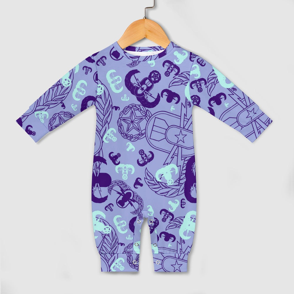 Baby Romper - "EOD Party" (Purple)